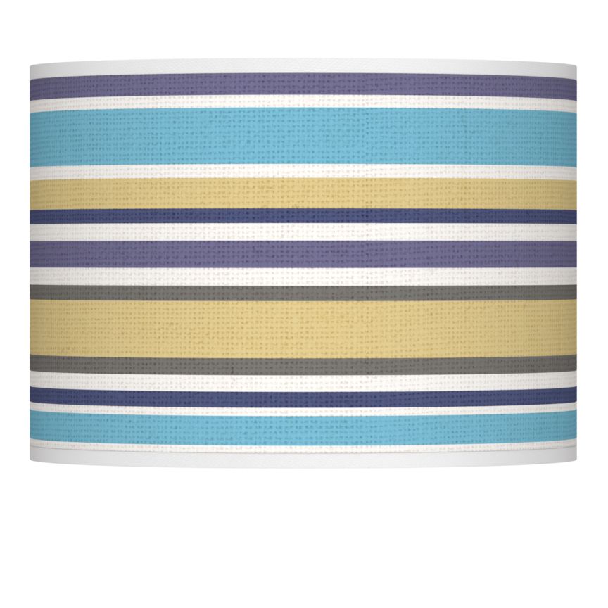Laguna Stripes Giclee Lamp Shade 13.5x13.5x10 (Spider) 68Y71 Lamps