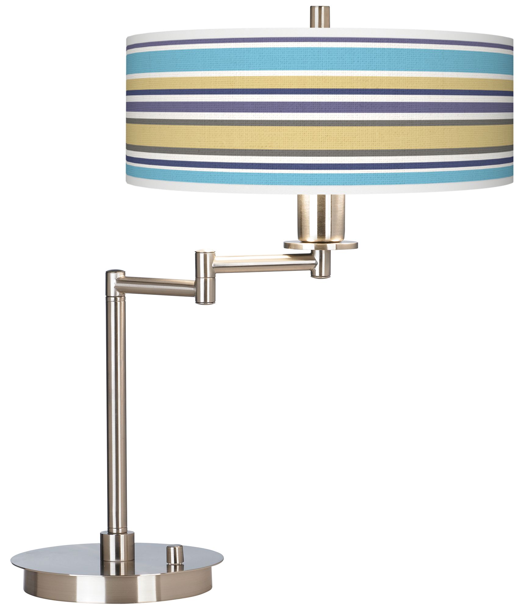 Laguna Stripes Giclee CFL Swing Arm Desk Lamp