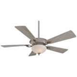 52&quot; Minka Aire Delano Driftwood LED Ceiling Fan with Wall Control