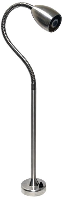 Threaded Egg Stainless Steel LED Flex Deck Mount BBQ Light