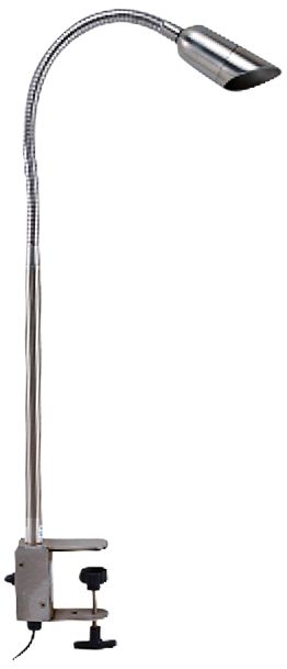 Mini Round Back Stainless Steel LED Clamp-On Barbecue Light