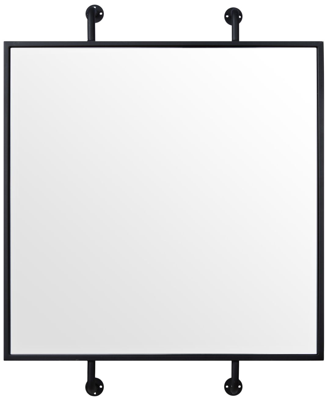 Varaluz Casa Tycho Black 26" x 32 3/4" Wall Mirror