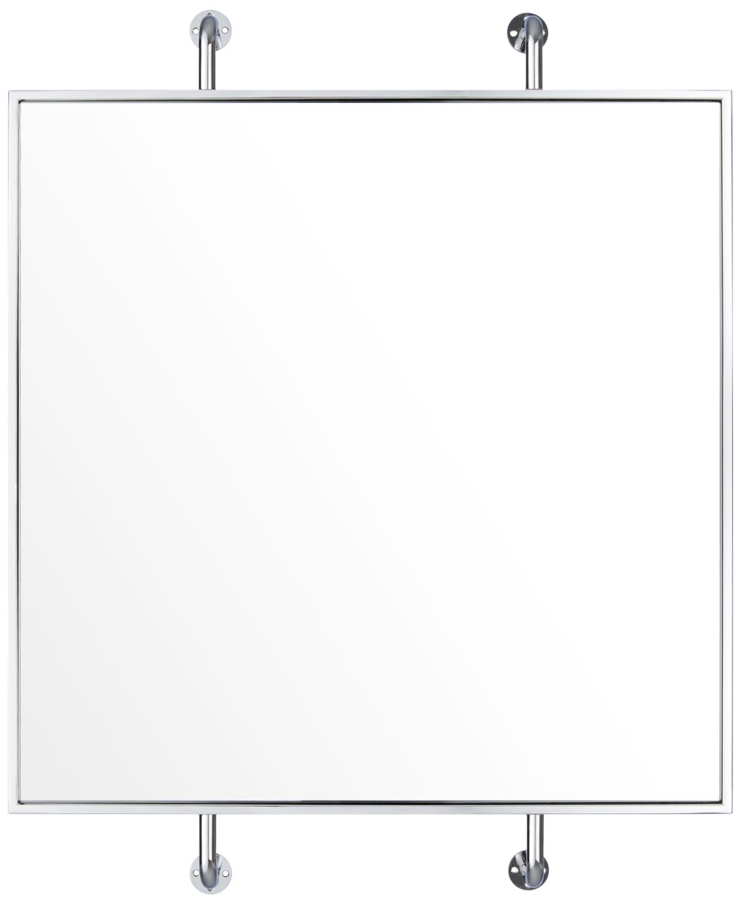 Varaluz Casa Tycho Polished Nickel 26"x32" Wall Mirror