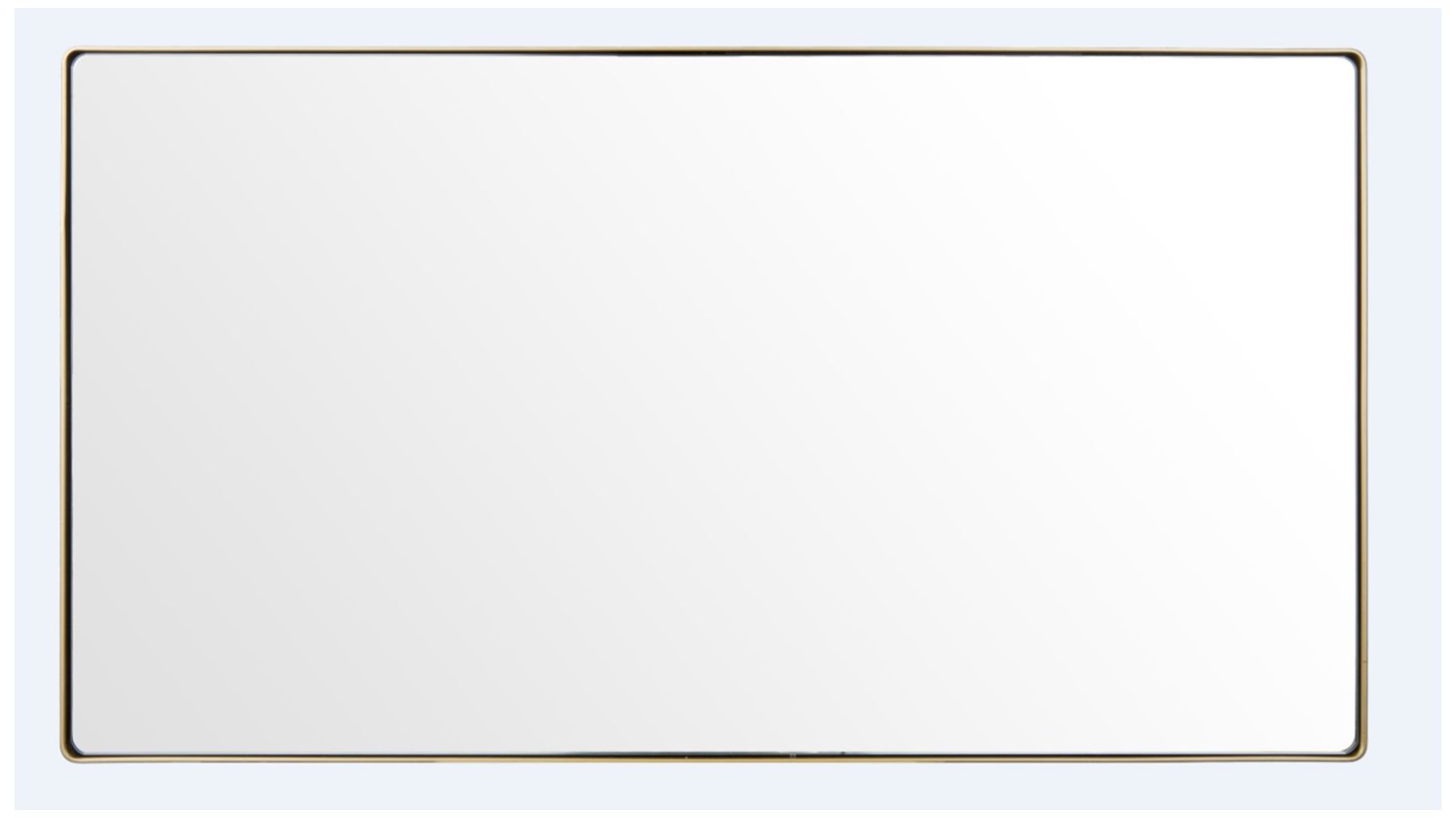 Varaluz Casa Kye Gold 22" x 40" Rectangular Wall Mirror
