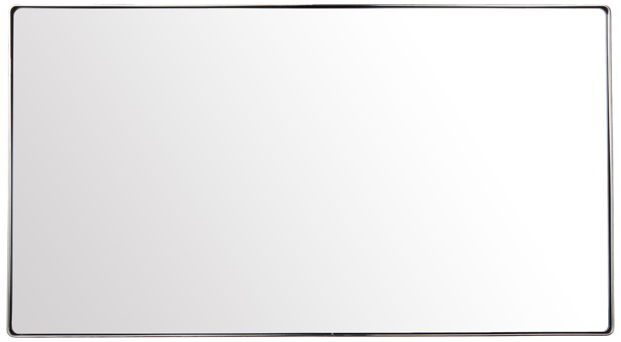 Varaluz Casa Kye Polished Nickel 40" x 22" Wall Mirror