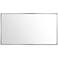 Varaluz Casa Kye Polished Nickel 40" x 22" Wall Mirror