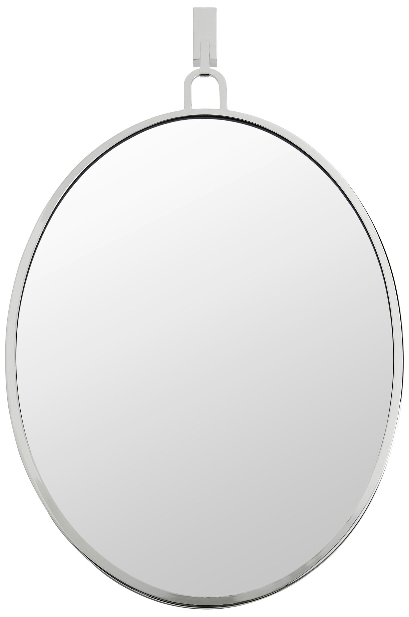 Varaluz Casa Stopwatch Polished Nickel 22" x 30" Wall Mirror