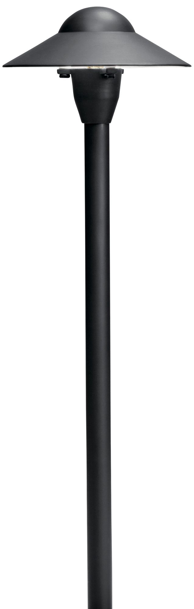 Kichler 21"H Dome Textured Black Landscape Path Light