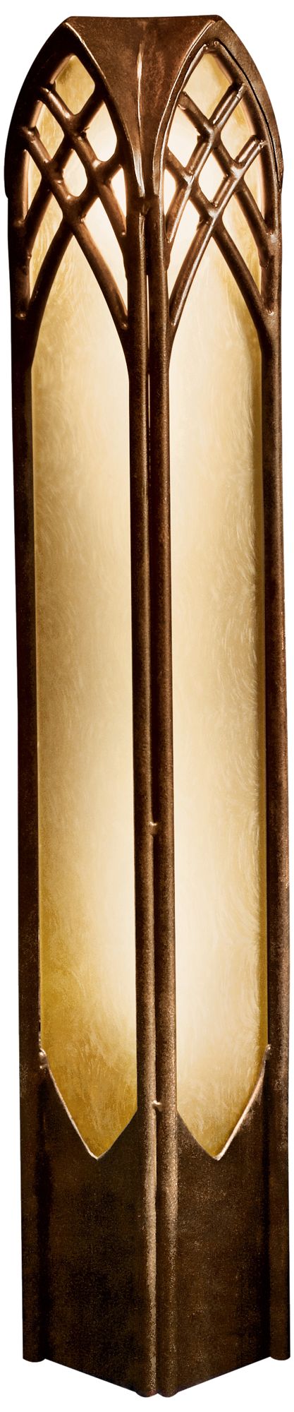 Kichler Cathedral 27" High Tannery Bronze Bollard Light