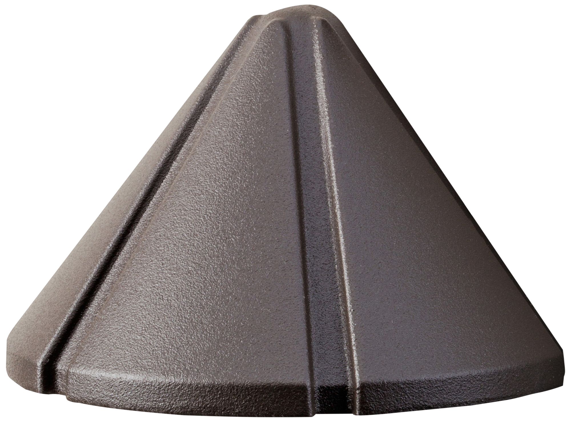 Kichler Six Groove 3 3/4"W Architectural Bronze Deck Light