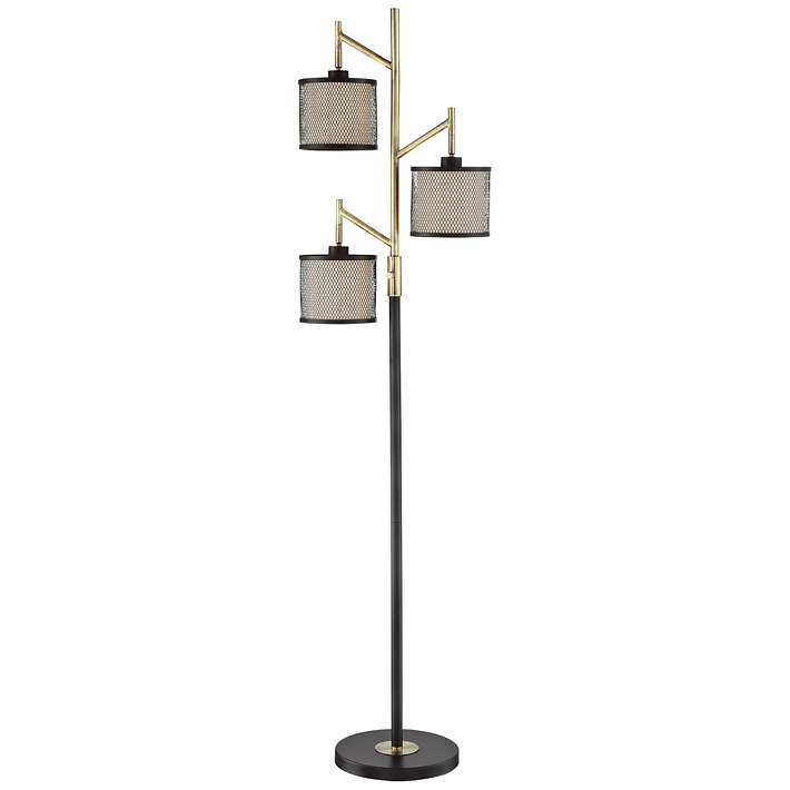 Lite Source Elena Coffee 3 Light Metal, Stylecraft 3 Light Floor Lamp