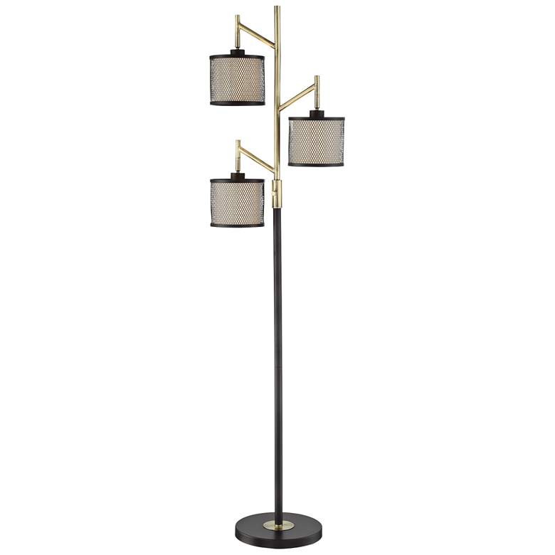 Image 2 Lite Source Elena Coffee 3-Light Metal Floor Lamp