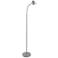 Lite Source Tiara Brushed Nickel Modern LED Gooseneck Floor Lamp