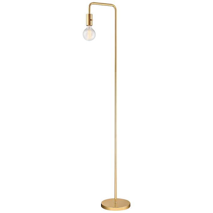 Lite Source Nilmani French Gold, Light Bulb Floor Lamp