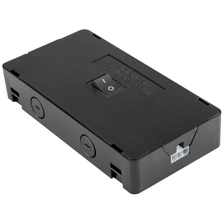 Image 1 Noble Pro 2.75" Wide Undercabinet Light Black Hardwire Box
