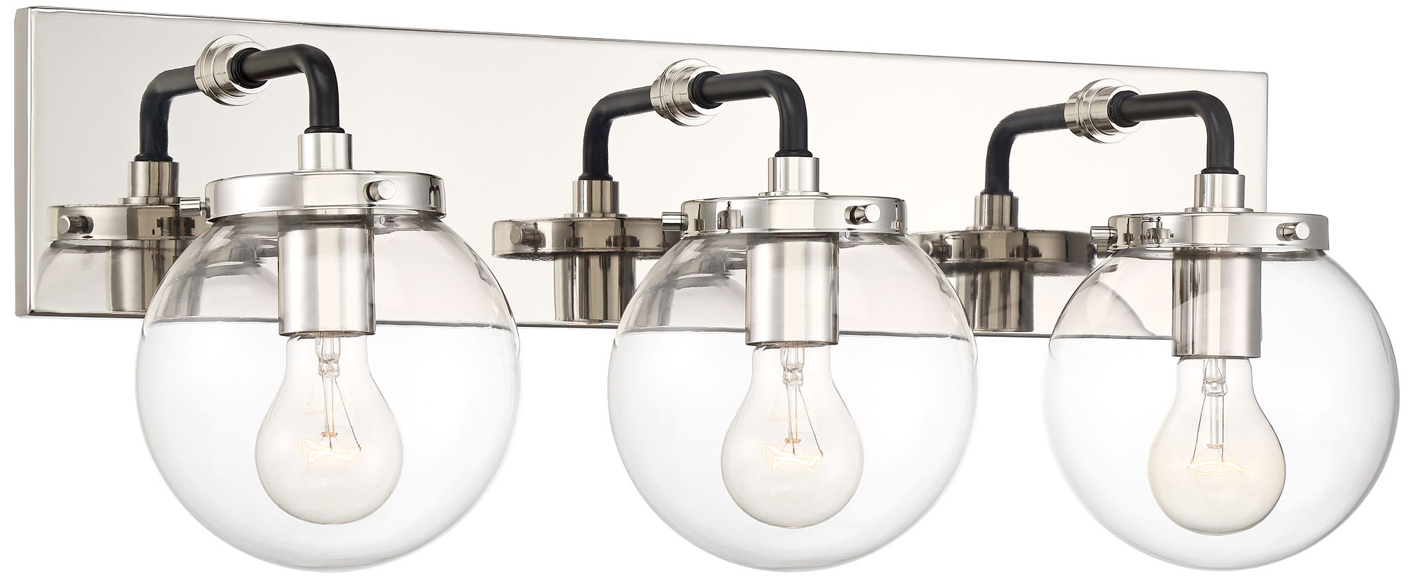 Black, Contemporary, Bathroom Lighting Lamps Plus