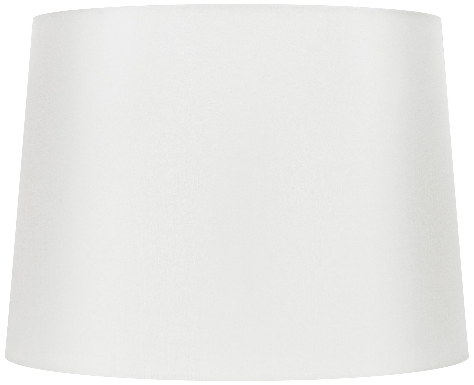 Off-White Silk Oval Lamp Shade 16/12x18/14x12 (Spider)