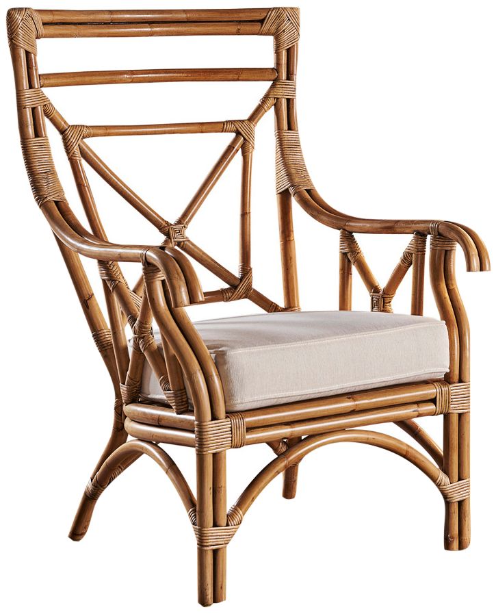 Panama Jack Plantation Bay Honey Rattan Occasional Chair