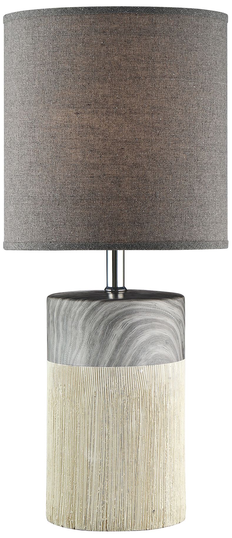 Lite Source Helena 18 1/2"H Gray Ceramic Accent Table Lamp