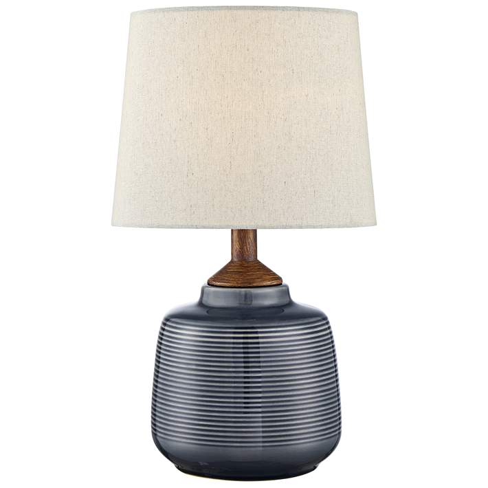 Blue Ceramic Accent Table Lamp, Accent Table Lamp