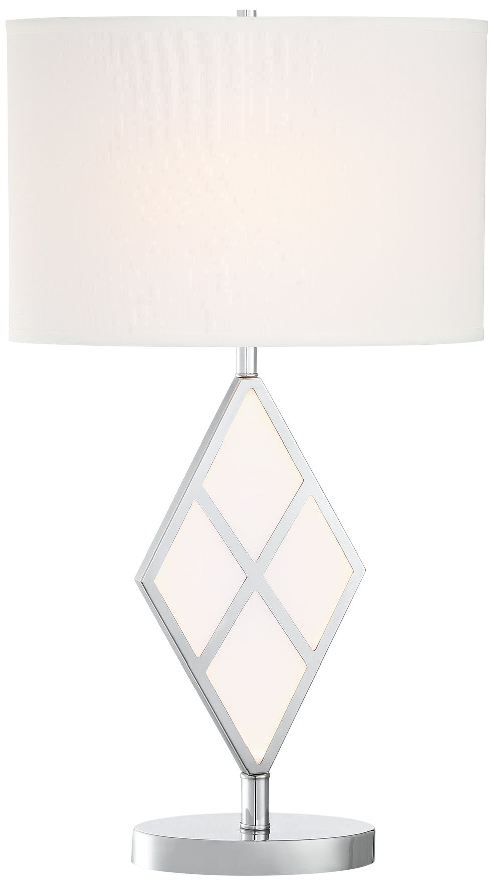 led chrome table lamp