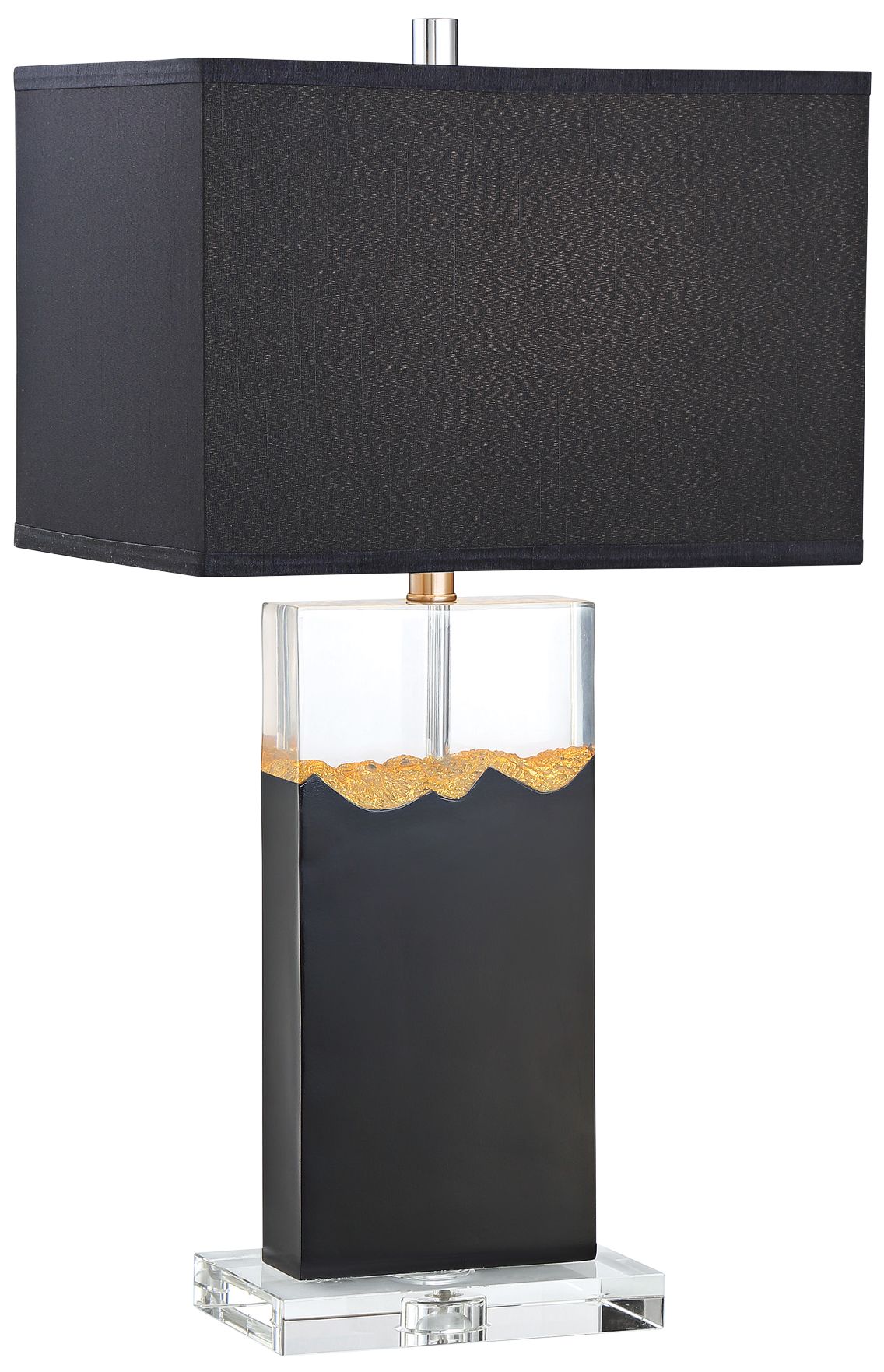 Lite Source Kolton Black Acrylic Table Lamp