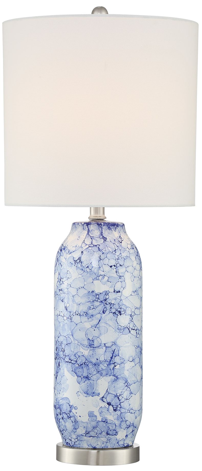Lite Source Sondra Mixed Blue Ceramic Table Lamp