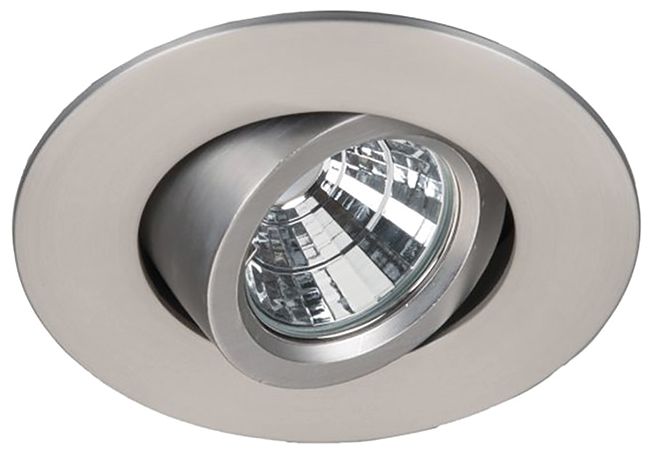 WAC Oculux 2" Nickel LED Adjustable Complete Recessed Kit