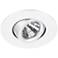 WAC Oculux 2" White LED Adjustable Complete Recessed Kit