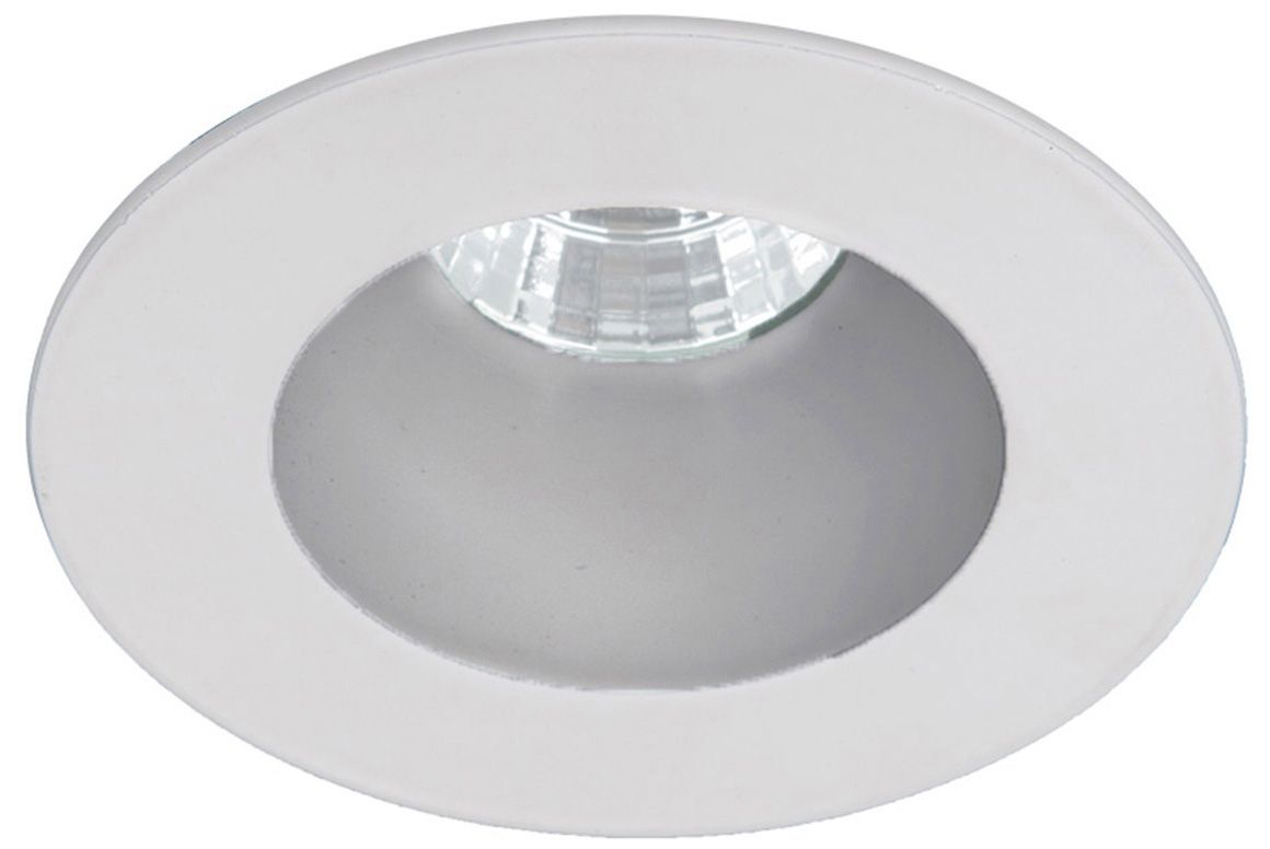 Oculux 3 1/2" Round Haze White LED Reflector Recessed Trim