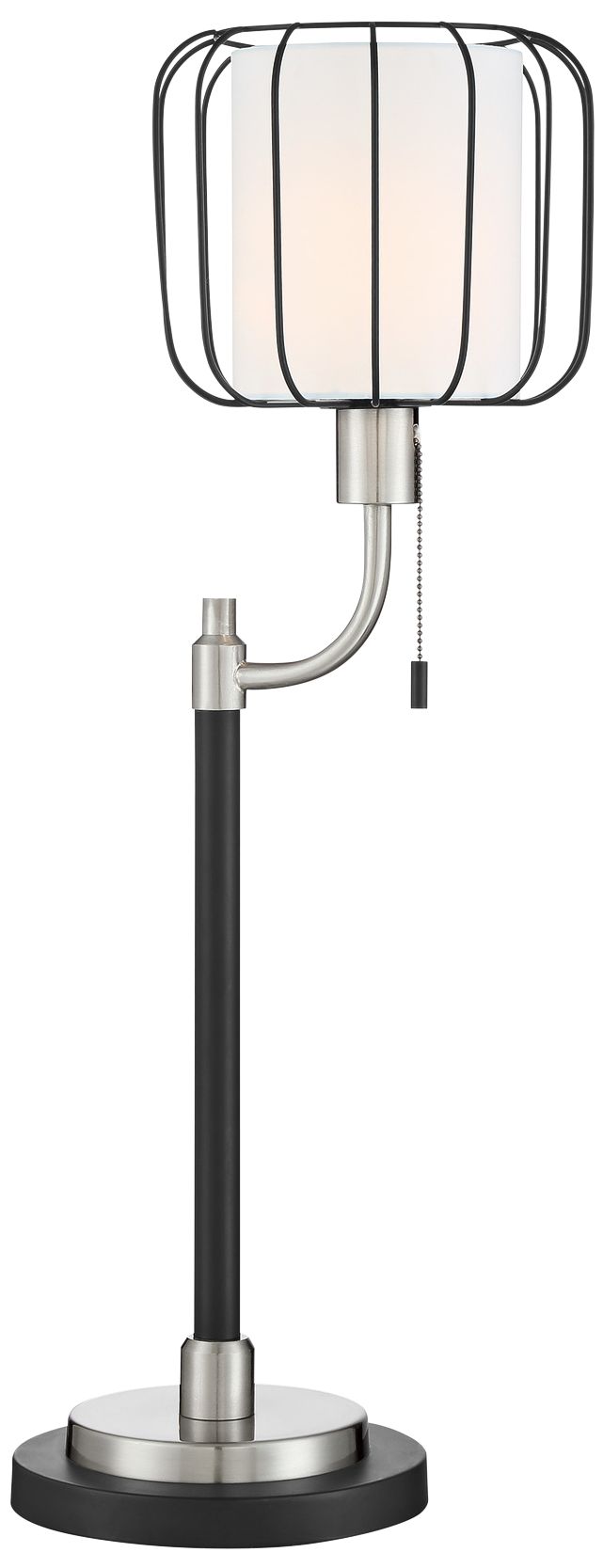 Lite Source Kaleria Brushed Nickel Uplight Table Lamp 69T61 Lamps Plus