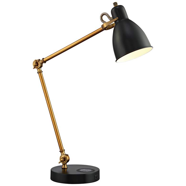 Image 2 Wellington Desk Lamp with Wireless Charging and USB Port