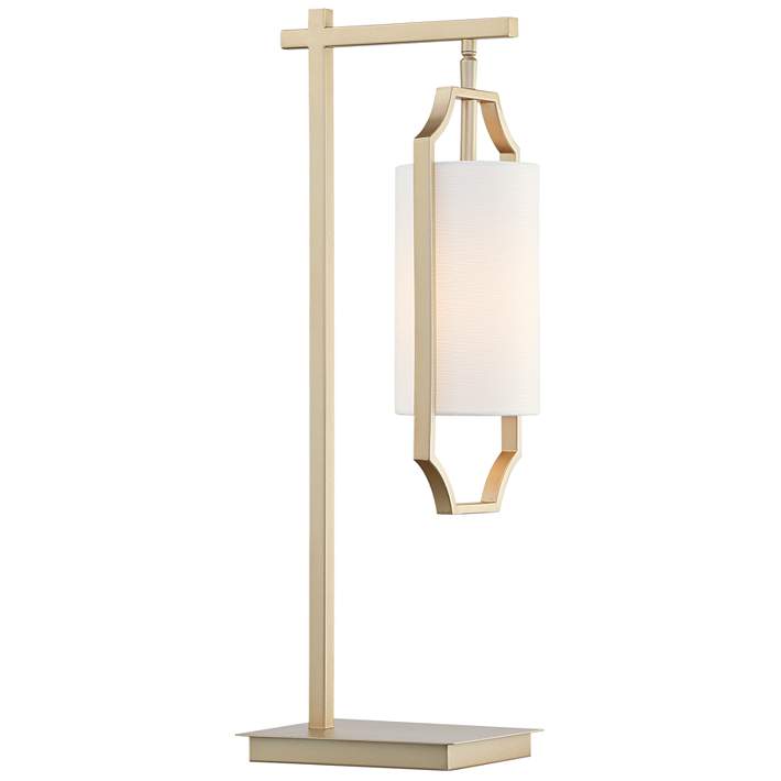 Lite Source Lenore Light Gold Hanging Lantern Desk Lamp 69t91
