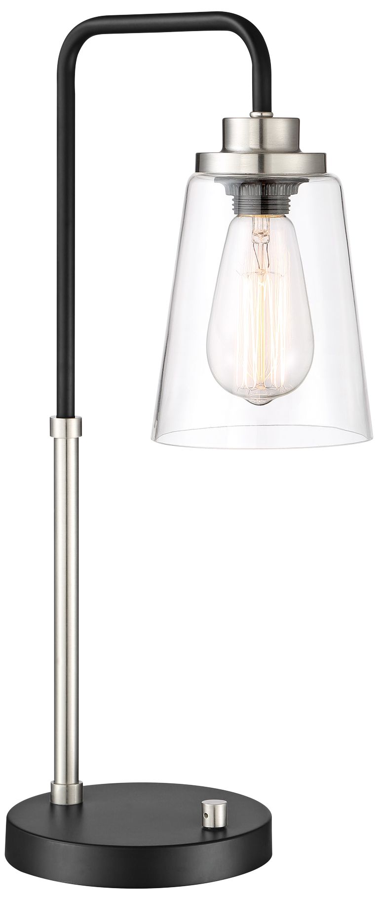 Lite Source Colinton Brushed Nickel Metal Desk Lamp 69T96 Lamps Plus