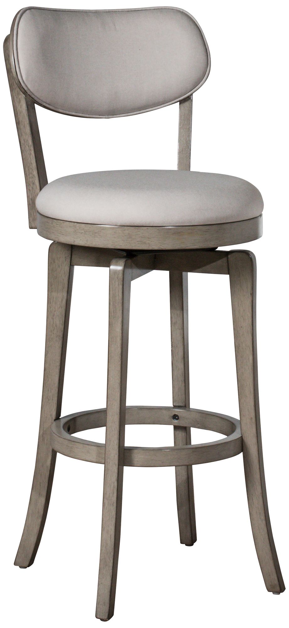 Hillsdale Sloan 31 1/2" Aged Gray Swivel Bar Stool