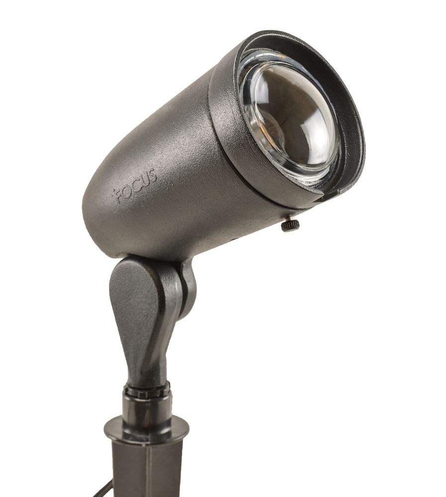 Black Texture 8 3/4" High LED Landscape Spot Light