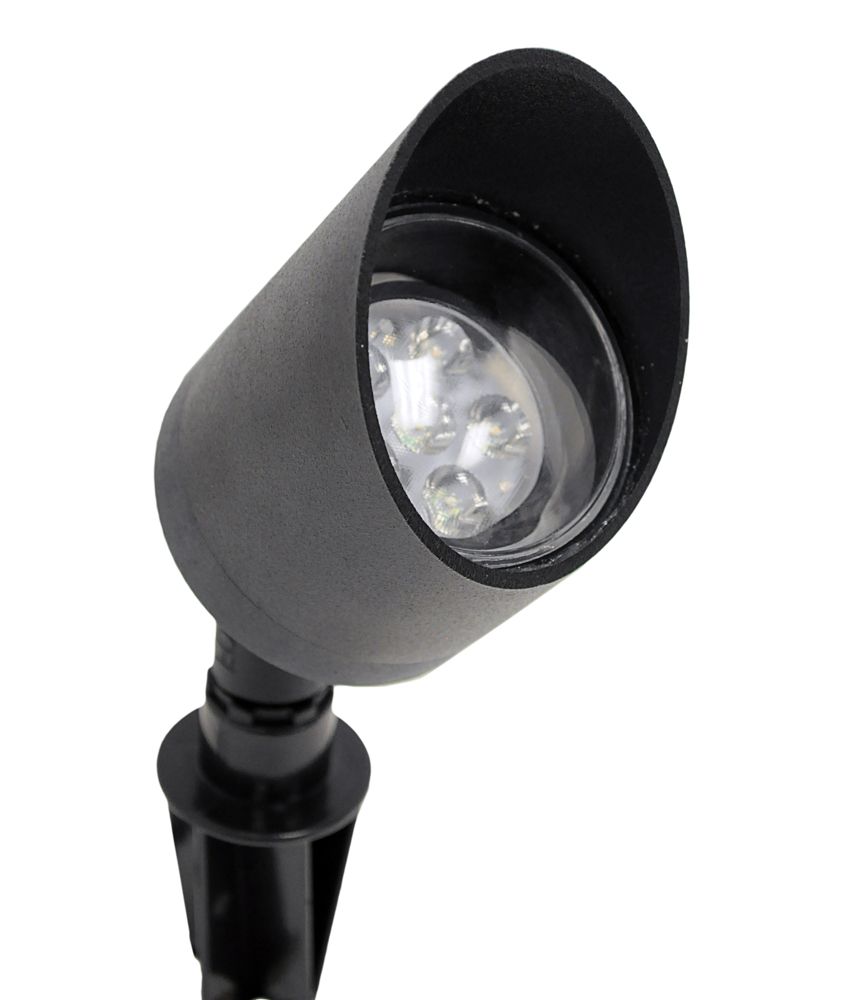 Black Texture 7 1/2" High LED Landscape Spot Light