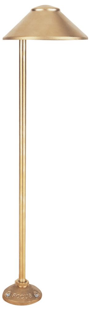 China Hat 19" High Brass LED Landscape Path Light