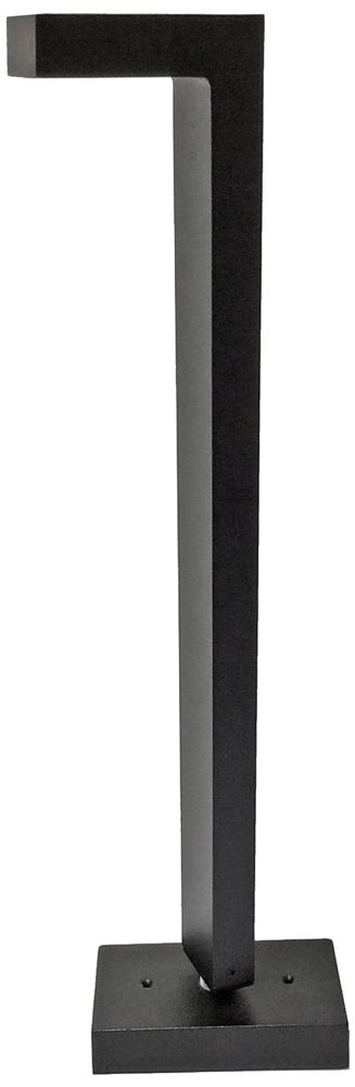 Black Texture 20 1/4" High L-Shape LED Landscape Path Light