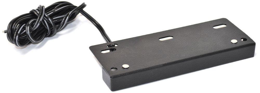 Black Texture 3 3/4"W LED Landscape Ledge and Rail Light