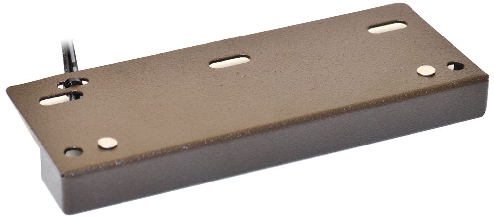 Bronze Texture 3 3/4"W LED Landscape Ledge and Rail Light