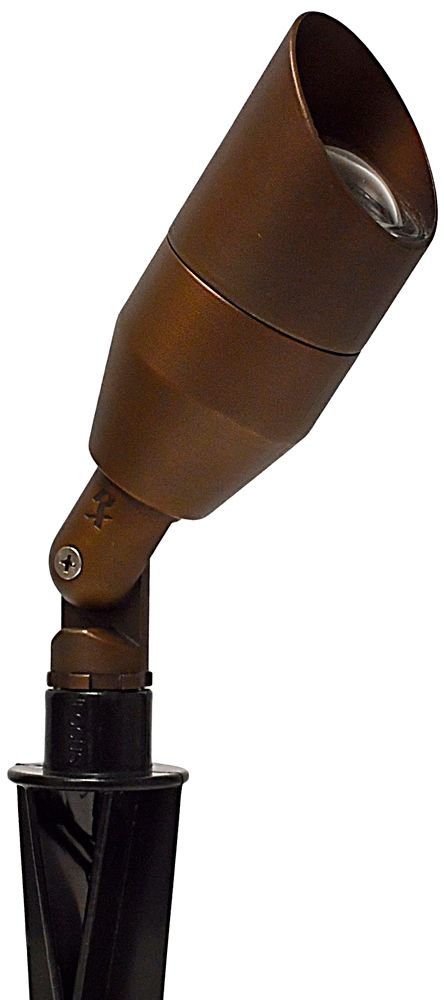 Bar Acid Rust 7 1/2" High LED Landscape Spot Light