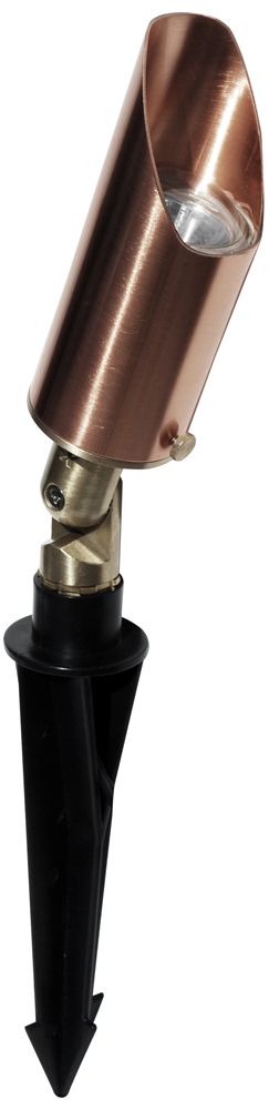 Natural Copper 8" High LED Landscape Spot Light