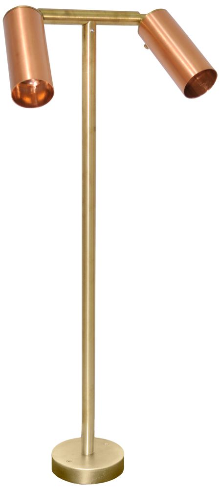 Copper Cylinder 26" High 2-Light LED Landscape Path Light