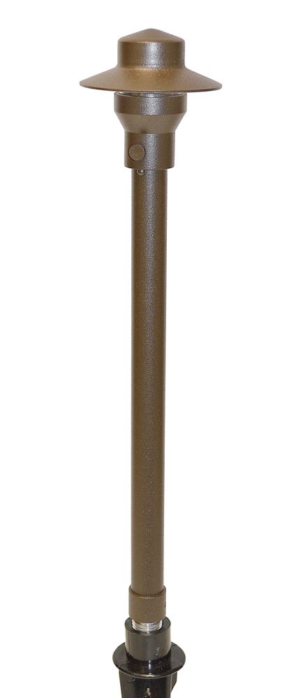 China Hat 16 1/2"H Bronze Texture LED Landscape Area Light