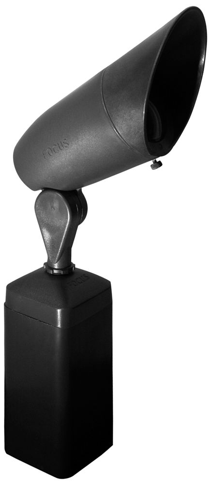 Black Texture 10 3/4" High LED Landscape Spot Light