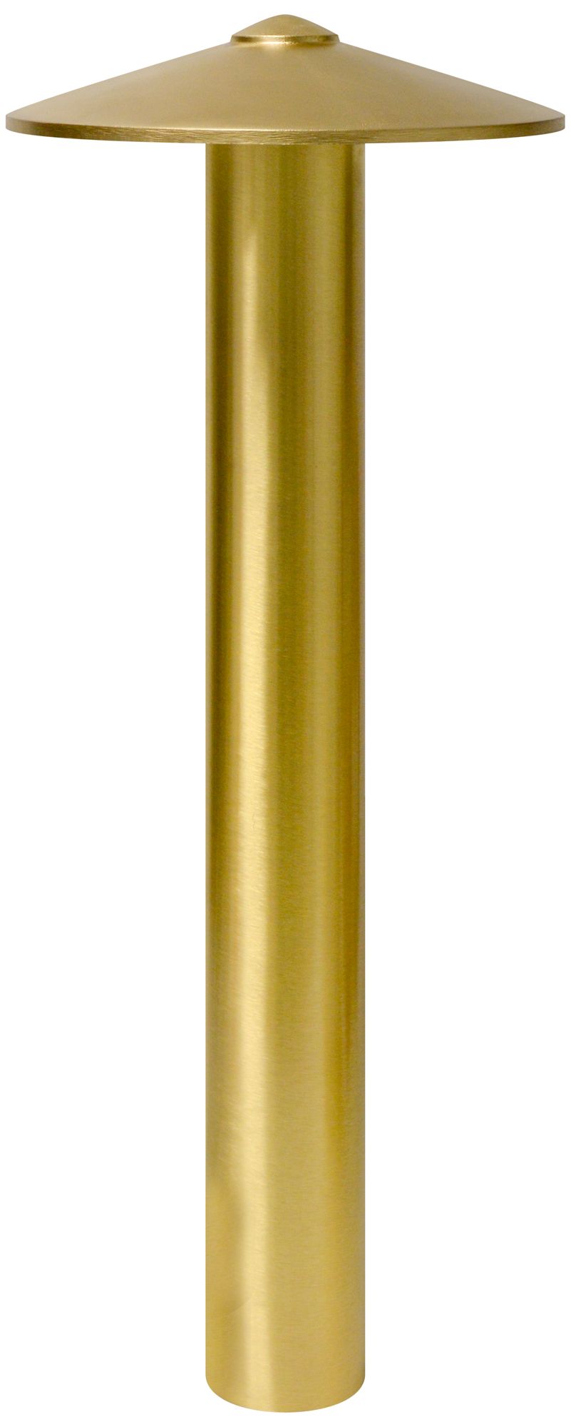 China Hat 24" High Brass LED Landscape Path Light