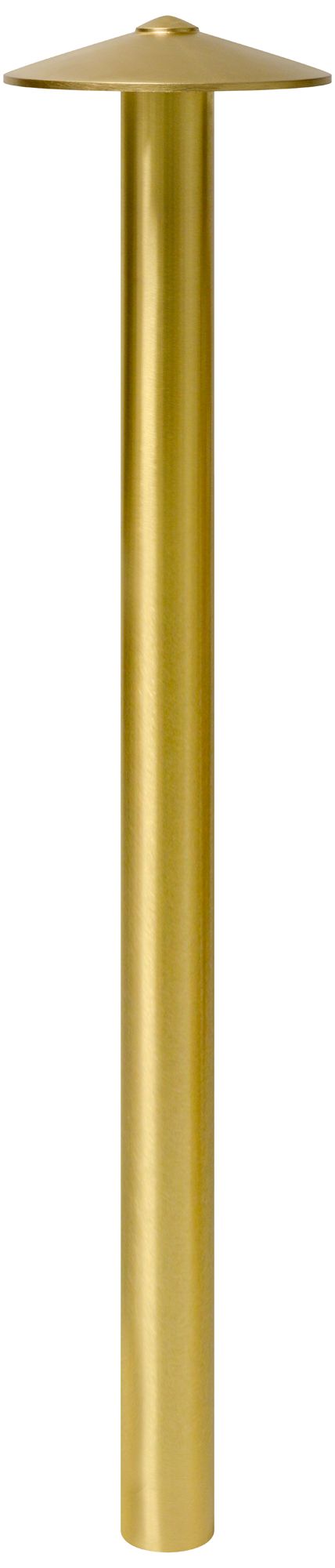 China Hat 36" High Brass LED Landscape Path Light