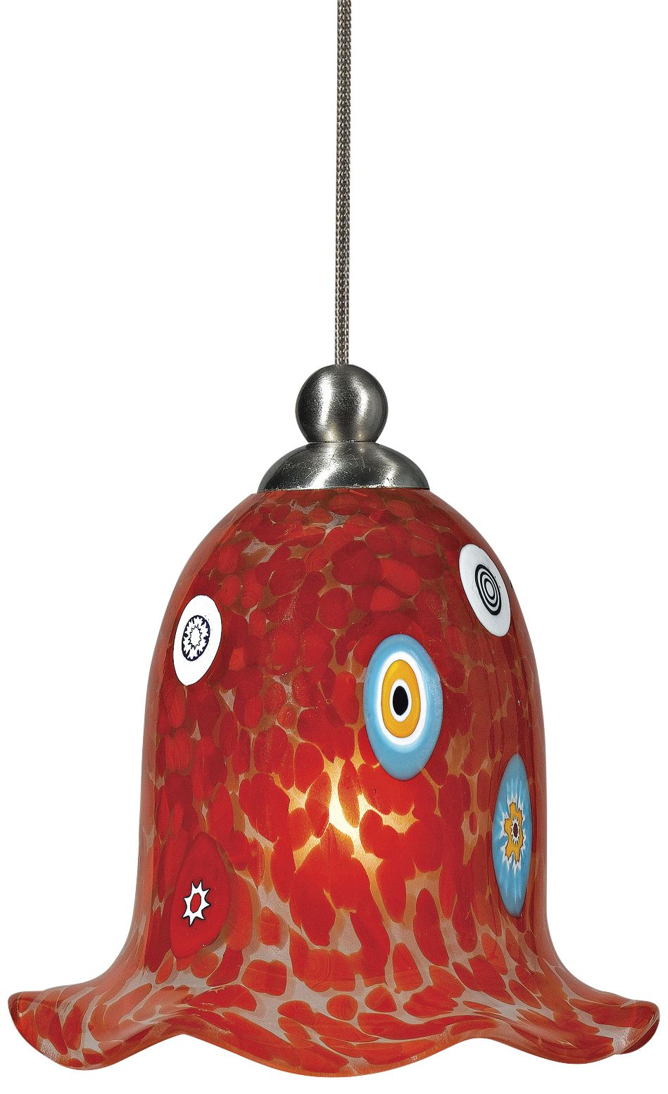 Red Spot Confetti 4 3/4" Wide Steel Low Voltage Mini Pendant