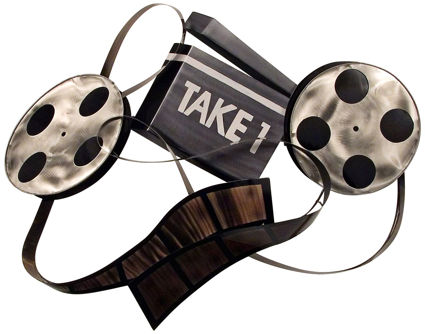 Take I 34" Wide Metal Wall Art